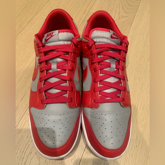 Nike dunk low UNLV sz 13 DD1391-002 red grey white - Picture 2 of 9